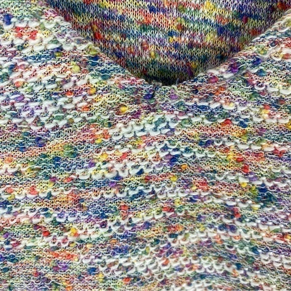 KUT from the Kloth Multi Colour Knit Pullover V Neck Sweater Small - Picture 4 of 11
